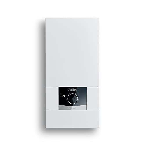 Vaillant elektronischer Durchlauferhitzer, VED E 18/8, druckfest, 18kW, 400V, gradgenaue Auslauftemperatur, stufenlos einstellbar, Digitalanzeige, 0010023777 von Vaillant