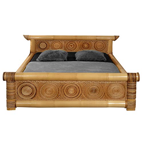 Vakarua Rizal Bambusbett 160x200 cm Bambusbetten Holzbett Bettrahmen Bambusmöbel Vakarua Rizal Bambusbett 160x200 cm Bambusbetten Holzbett Bettrahmen Bambusmöbel von Vakarua