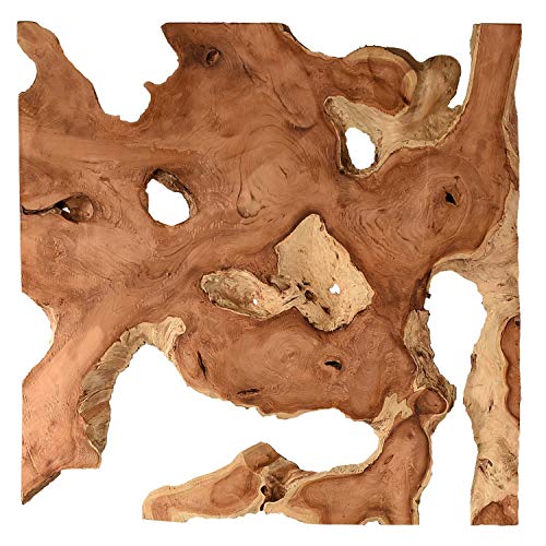 Vakarua Teakholz Wandbild 80x80 Kinada Wurzelholz Holzbild Treibholz Wanddeko Groß Vakarua Teakholz Wandbild 80x80 Kinada Wurzelholz Holzbild Treibholz Wanddeko Groß von Vakarua