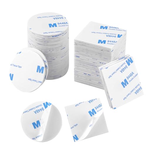 Vaktop 60 Stück Doppelseitige Klebepads Schaumstoff, Extra Stark, Selbstklebend Quadratisch Rund für Tür, Wände, Boden, Kunststoff, Gläser und Metall Vaktop 60 Stück Doppelseitige Klebepads Schaumstoff, Extra Stark, Selbstklebend Quadratisch Rund für Tür, Wände, Boden, Kunststoff, Gläser und Metall von Vaktop