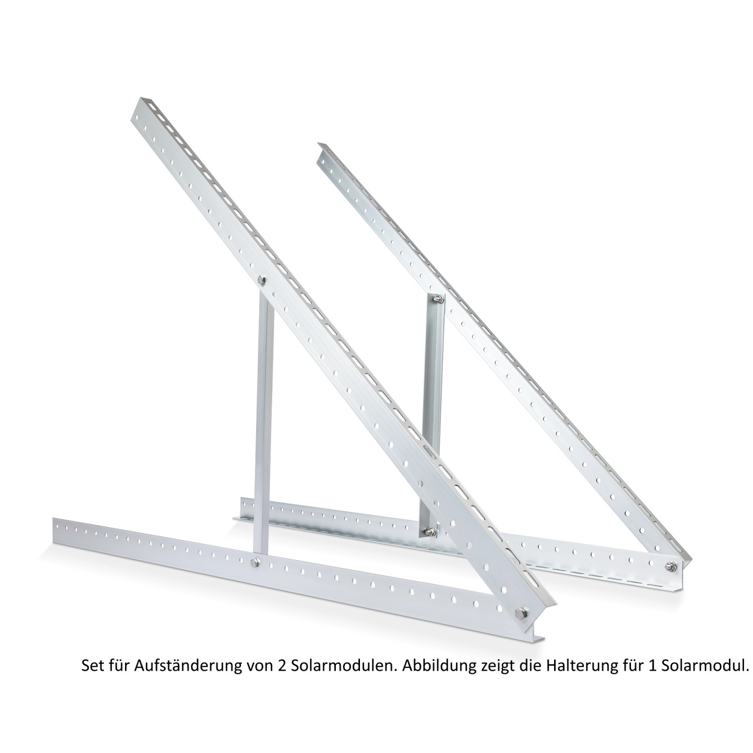 Vale Balkonkraftwerk-Aufständerungs-Set für Ebene Flächen Alugrau 118 cm Vale Balkonkraftwerk-Aufständerungs-Set für Ebene Flächen Alugrau 118 cm von Vale
