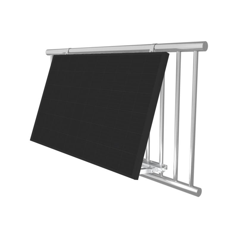 Vale Solarmodul-Halterung für rundes Geländer (2 Panele) von Vale