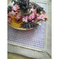 Tischdecke Coprifornelli Und/Oder Basis Für Tischdekoration | Flieder, Handarbeit Mit Dekorationen von ValeItsHandmade