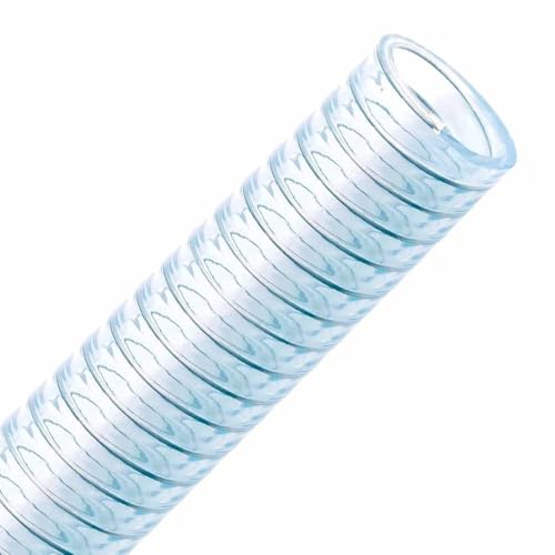 FLEXTUBE FT-S Saugschlauch Ø 20mm - 15m | Lebensmittelechter PVC-Schlauch, transparent & flexibel mit Federstahlspirale – ideal als Wasser- & Abwasserschlauch, Pumpenschlauch FLEXTUBE FT-S Saugschlauch Ø 20mm - 15m | Lebensmittelechter PVC-Schlauch, transparent & flexibel mit Federstahlspirale – ideal als Wasser- & Abwasserschlauch, Pumpenschlauch von Valekna