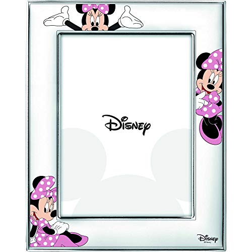 Disney Baby – Mickey Mouse – Bilderrahmen aus Silber für Tisch oder Nachttisch für das Kinderzimmer, perfekt als Geschenkidee zur Taufe oder zum Geburtstag von Valenti Argenti