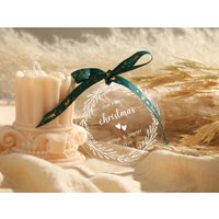 Personalisierte Erste Weihnachten Verheiratet Ornament, Weihnachtsschmuck, Weihnachtsgeschenk Für Paare, Andenken Ornament von ValentinVolice