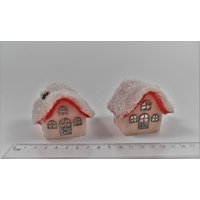 Set 2 Miniatur Häuschen von ValentinasKunst