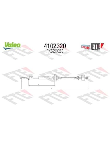 Valeo Seilzug Kupplungsbetätigung Fte Clutch Actuation 4102320 von Valeo