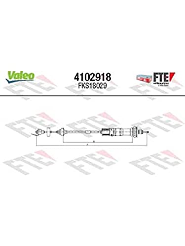 Valeo Seilzug Kupplungsbetätigung Fte Clutch Actuation 4102918 von Valeo