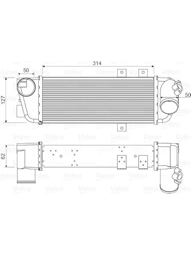 Valeo Turbokühler Ladeluftkühler 818333 von Valeo