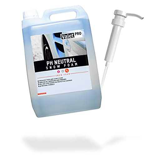 Snowfoam Bundle: Kanister Dispenser passend zu ValetPRO ph Neutral Snow Foam 5L - Hand Pumpe für Kanister - ganz einfaches Dosieren von dem pH neutralen Snow Foam von ValetPRO