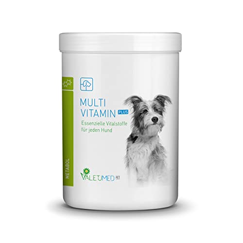 Valetumed Multi Vitamin Plus, 1kg, Zusatzfutter für Hunde zur Unterstützung der Vitalität, Multivitamin- und Mineralstoffkonzentrat für Hunde von Valetumed