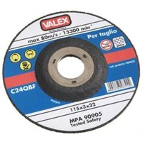 Abrasive disk d.115 mm dicke 3mm verwendung auf stein 1464660 von Valex