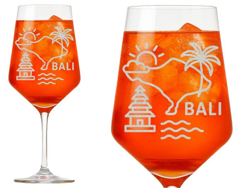 Valhalla Weinglas Valhalla Weinglas Insel Bali einfache Darstellung, 1-tlg., Glas, Atemberaubende Darstellung Valhalla Weinglas Valhalla Weinglas Insel Bali einfache Darstellung, 1-tlg., Glas, Atemberaubende Darstellung von Valhalla