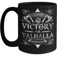 Sieg Oder Valhalla Viking Kaffeebecher Sieg Oder Valhalla Viking Kaffeebecher von ValhallasGlory