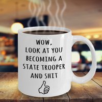 Zustand Trooper Abschlussgeschenk, Neuen Trooper, Zukunft State Absolvent, Lustige Academy Staffelung Partei Geschenk Idee von ValhallasGlory