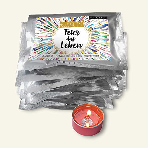 Fortunas Glückslicht | Edition "Lovely" | Feier das Leben | 10er-Set von Valina
