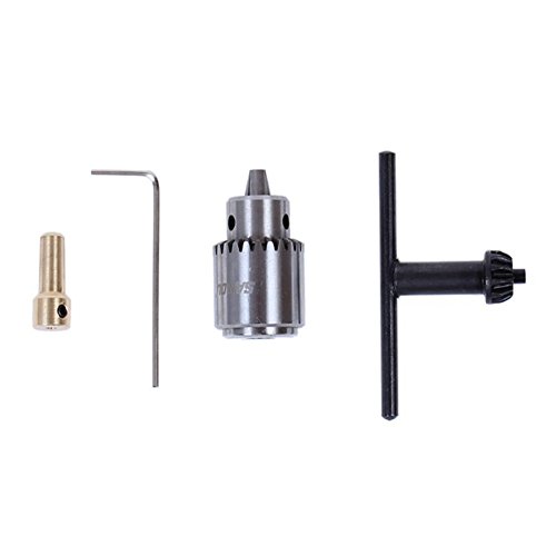 Bohrfutter für Kleinmotor, Spannbereich 0,3–4 mm, JTO-verjüngtes Bohrfutter mit Bohrfutterschlüssel, 3,17 mm, Schaftanschluss aus Messing für elektrischen Bohrfutter für Kleinmotor, Spannbereich 0,3–4 mm, JTO-verjüngtes Bohrfutter mit Bohrfutterschlüssel, 3,17 mm, Schaftanschluss aus Messing für elektrischen von Valink