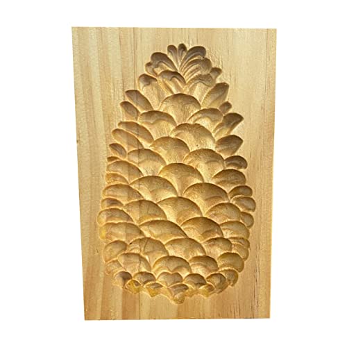 VALINK Lebkuchen-Form aus Holz, geschnitzt, DIY, Backen, Kekse, Prägeform, praktische Küchenutensilien, einfache Bedienung, 3 von Valink