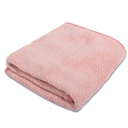 Hundehandtuch Schnelltrocknend Mikrofaser Badetuch für Kleine Mittlere Hunde Katzen Extra Saugfähig Waschbar Haustier Warm Handtuch Rosa von Valink