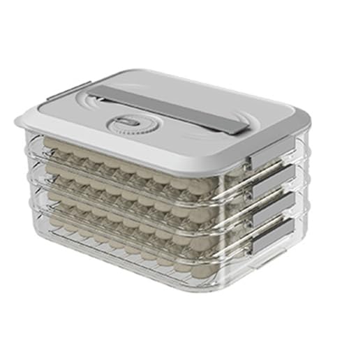 VALINK Dumpling Storage Box, Dumpling Boxes with Timer Freezer Dumpling Box, Dumpling Container, Transparent Dumpling Organizer for Kitchen, Refrigerator Four, VALINKsfbt4wq0zh-04 VALINK Dumpling Storage Box, Dumpling Boxes with Timer Freezer Dumpling Box, Dumpling Container, Transparent Dumpling Organizer for Kitchen, Refrigerator Four, VALINKsfbt4wq0zh-04 von Valink