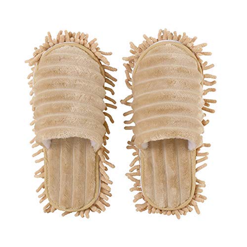 Venus Valink 1 Paar Wischmopp-Hausschuhe, faule Reinigung, Bodenreinigung, Staub, warm, langlebig, für Zuhause, Schlafzimmer, kreative schnelle Reinigung, Staub, Mikrofaser, weich tragbar, F Venus Valink 1 Paar Wischmopp-Hausschuhe, faule Reinigung, Bodenreinigung, Staub, warm, langlebig, für Zuhause, Schlafzimmer, kreative schnelle Reinigung, Staub, Mikrofaser, weich tragbar, F von Valink
