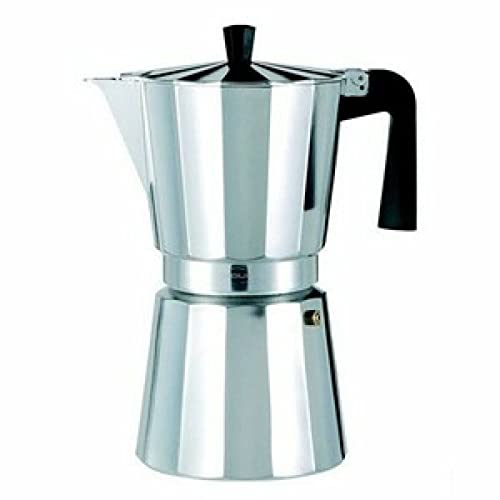 Valira 3103 Kaffeebereiter, Aluminium, 3 Tassen, Schwarz von Valira