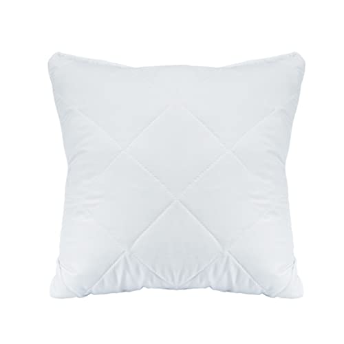 Valle Verde 2X Kopfkissen Kissen Schlafkissen Sofakissen Bettkissen Antiallergisch Formbeständig Kuschelig Mikrofaser Weiß 40 x 40 cm von Valle Verde