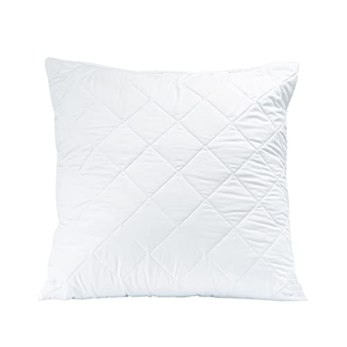 Valle Verde 2X Kopfkissen Kissen Schlafkissen Sofakissen Bettkissen Antiallergisch Formbeständig Kuschelig Mikrofaser Weiß 80 x 80 cm von Valle Verde