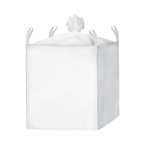 Valle Verde Big Bag Sack, Big Pack, Schwerlastsäcke, Transportsack, Laubsack - Säcke für Bauschutt, Gartenabfall, Sand, Holz Bag - Mit Einfüllschürze (2er Pack 110 cm) von Valle Verde