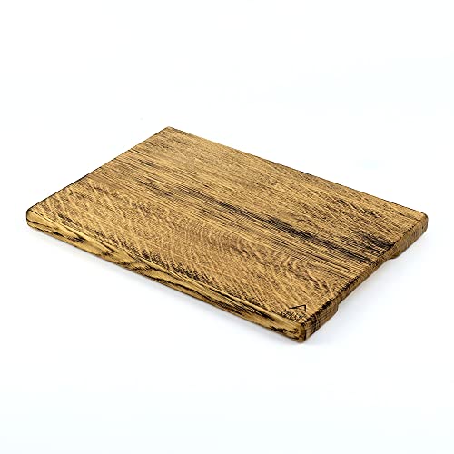 Valle Verde Schneidebrett Küchenbrett Servierbrett Holzbrett Eichenbrett Rechteckig Handgefertigt 35cm x 25cm x 2cm - Eiche Geräuchert Valle Verde Schneidebrett Küchenbrett Servierbrett Holzbrett Eichenbrett Rechteckig Handgefertigt 35cm x 25cm x 2cm - Eiche Geräuchert von Valle Verde