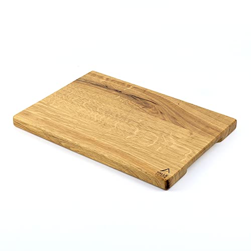Valle Verde Schneidebrett Küchenbrett Servierbrett Holzbrett Eichenbrett Rechteckig Handgefertigt 35cm x 25cm x 2cm - Eiche Natur Valle Verde Schneidebrett Küchenbrett Servierbrett Holzbrett Eichenbrett Rechteckig Handgefertigt 35cm x 25cm x 2cm - Eiche Natur von Valle Verde