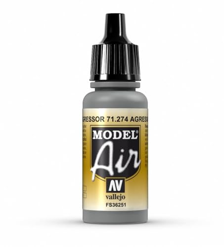 AV Vallejo (Modell Air 17 ml – Agressor grau von Vallejo