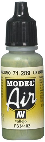AV Vallejo (Modell Air 17 ml – US Dark Grün AV Vallejo (Modell Air 17 ml – US Dark Grün von Vallejo