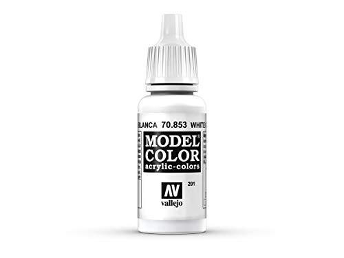 Farbe Vallejo Model Color 70853 White Glaze (17ml) von Vallejo