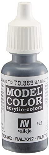 Vallejo, Model Color, Acrylfarbe, 17 ml Basaltgrau von Vallejo