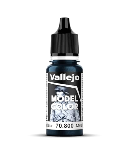 Vallejo, Model Color, Acrylfarbe, 17 ml Metallic Gunmetal Blue von Vallejo