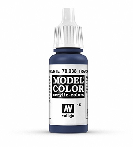 Vallejo, Model Color, Acrylfarbe, 17 ml Trans Blue von Vallejo