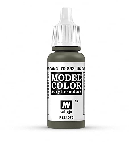 Vallejo, Model Color, Acrylfarbe, 17 ml Uns Dunkelgrün von Vallejo