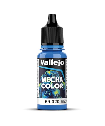 Vallejo AV Mecha Acryl-Farbe für Airbrush, electric blue, 17 ml von Vallejo