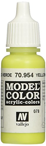 Vallejo (Modell Color 17 ml Acryl verwendbar Paint – Gelb Grün FS 30160 von Vallejo