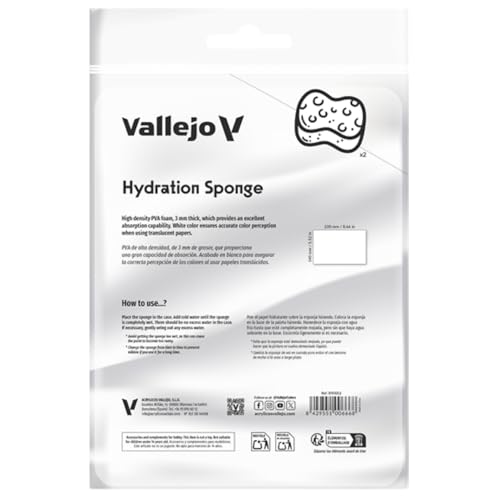 Vallejo 709902 - Feuchtigkeitsschwamm, 2 Stück - Vallejo 709902 - Feuchtigkeitsschwamm, 2 Stück - von Vallejo
