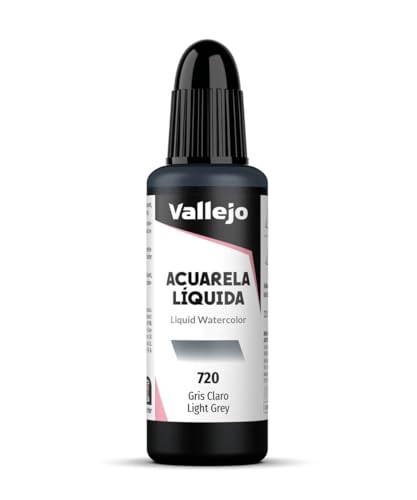 Vallejo Flüssig-Aquarell, 32 ml Hellgrau von Vallejo