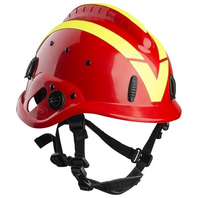 Waldbrandhelm VFT1, rot (RAL1023) mit gelb reflex von Vallfirest