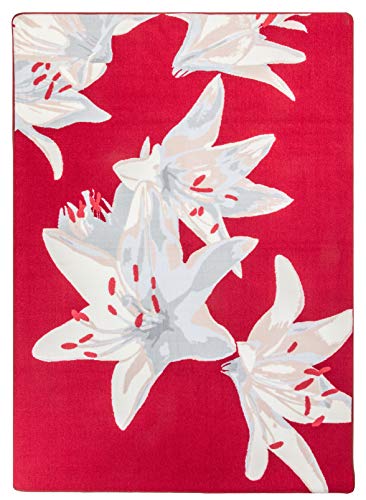 Vallila Lilian Teppich 80x160 cm Redwhite, Rot/Weiß, 80x160 von Vallila