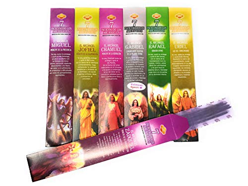 Valmoni Sport Räucherstäbchen, 7 x Regenbogenfarben, 7 Packungen mit 5 Stäbchen pro Archgel Aromas von Valmoni Sport