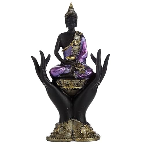 Valmoni Sport Thai-Buddha-Figur, sitzend in den Händen, Meditation, orientalisch, buddhistisch, Dekoration von Valmoni Sport