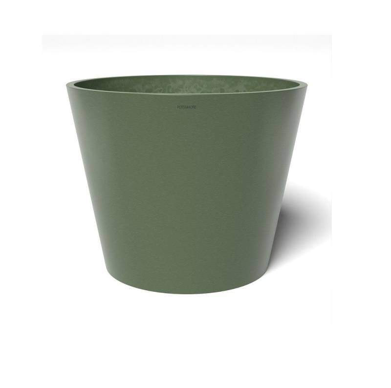 Valo Blumentopf POTS&MORE Pflanztopf Conico 50, ø 50 cm runde Form Olivgrün Höhe 40,5 von Valo