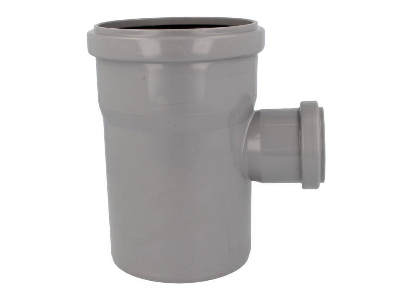 Valsir Ablaufrohr HT Abzweig einfach, mit 2 Steckmuffen - verschiedene Größen, Ø 110/75 mm 87° von Valsir