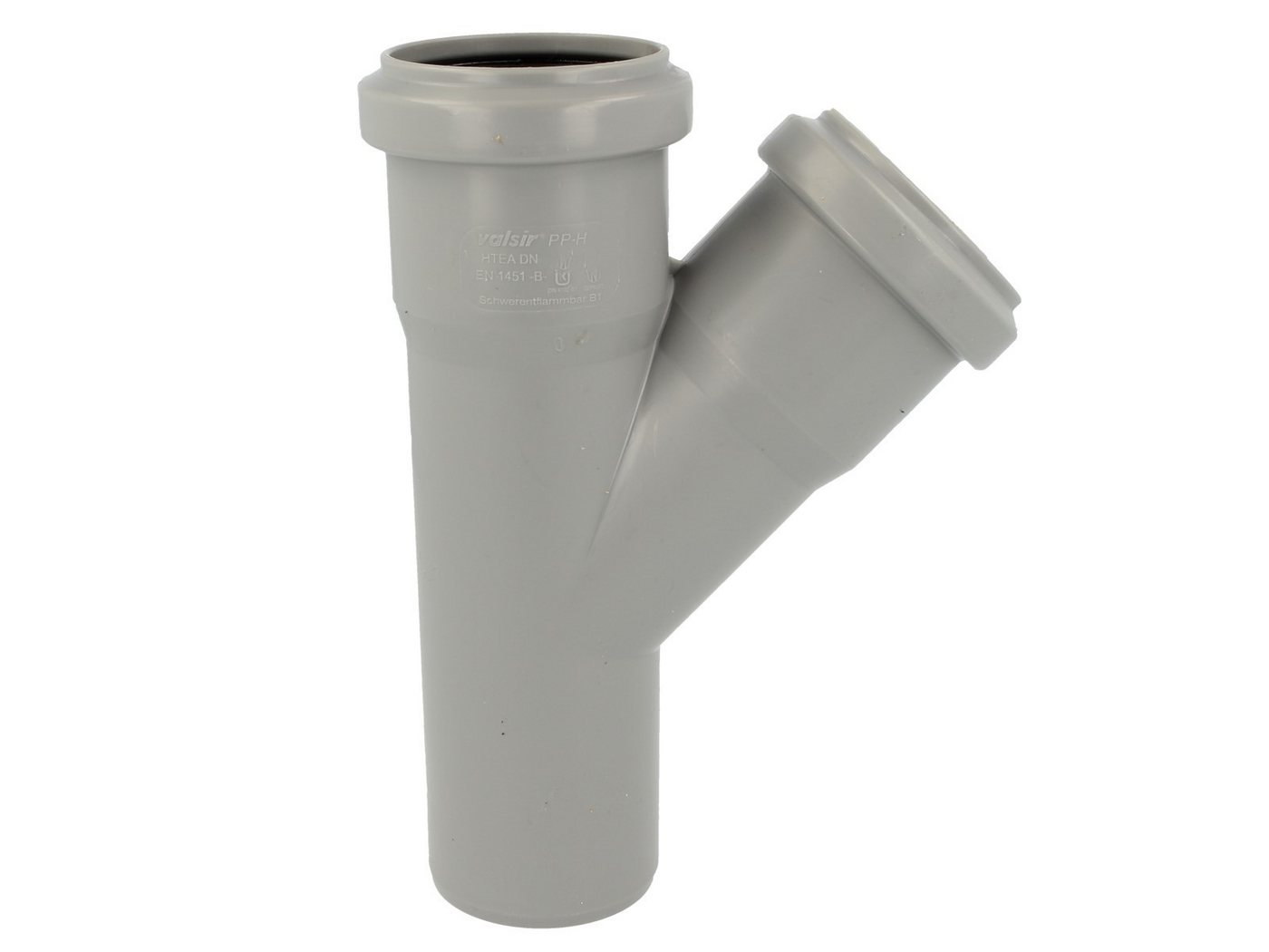 Valsir Ablaufrohr HT Abzweig einfach, mit 2 Steckmuffen - verschiedene Größen, Ø 40/40 mm 45° Valsir Ablaufrohr HT Abzweig einfach, mit 2 Steckmuffen - verschiedene Größen, Ø 40/40 mm 45° von Valsir